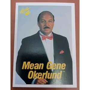 1989 Titansports Classic WWF Mean Gene Okerlund Card #51
